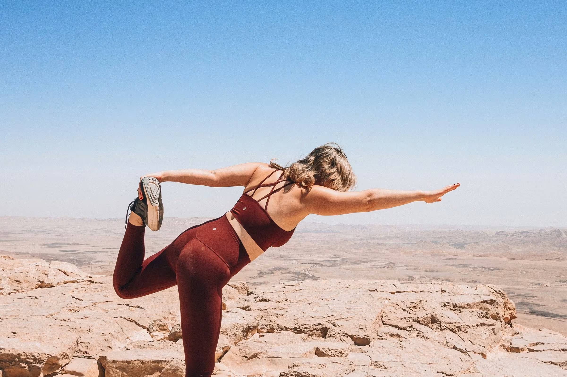 Girl doing yoga